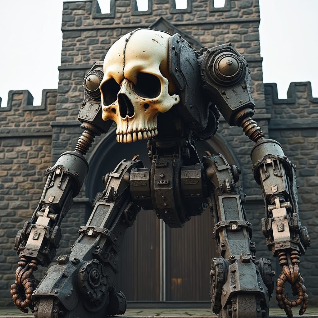 Scrap Metal Iron Golem Guardian