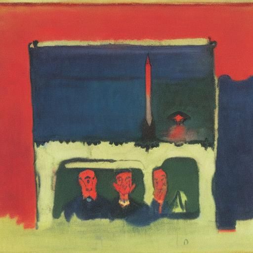 Vampire's Gift: Abstract Expressionist Painting