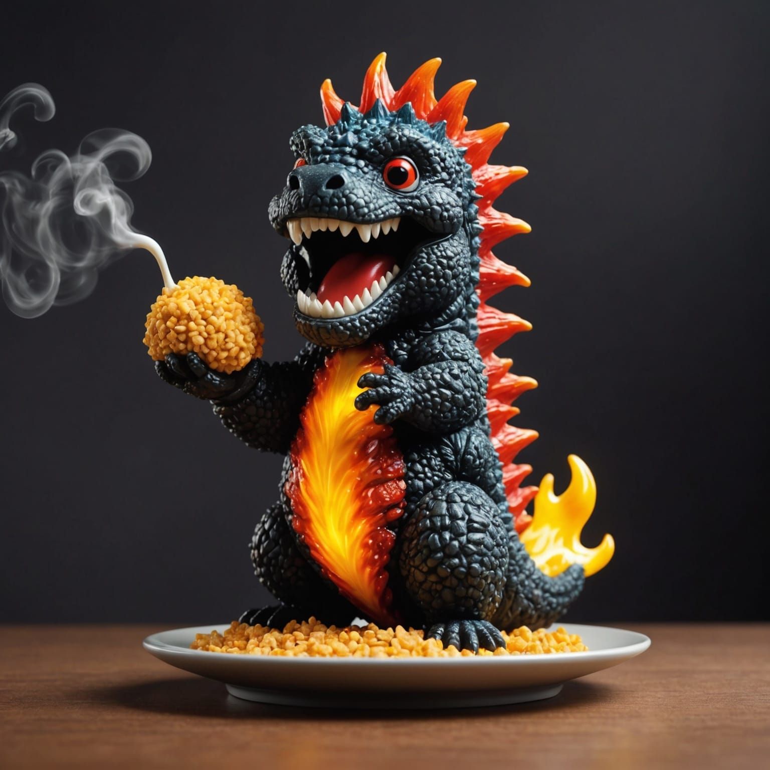 Ultra-Cute Miniature Godzilla Radiates Charm as Adorable Pet