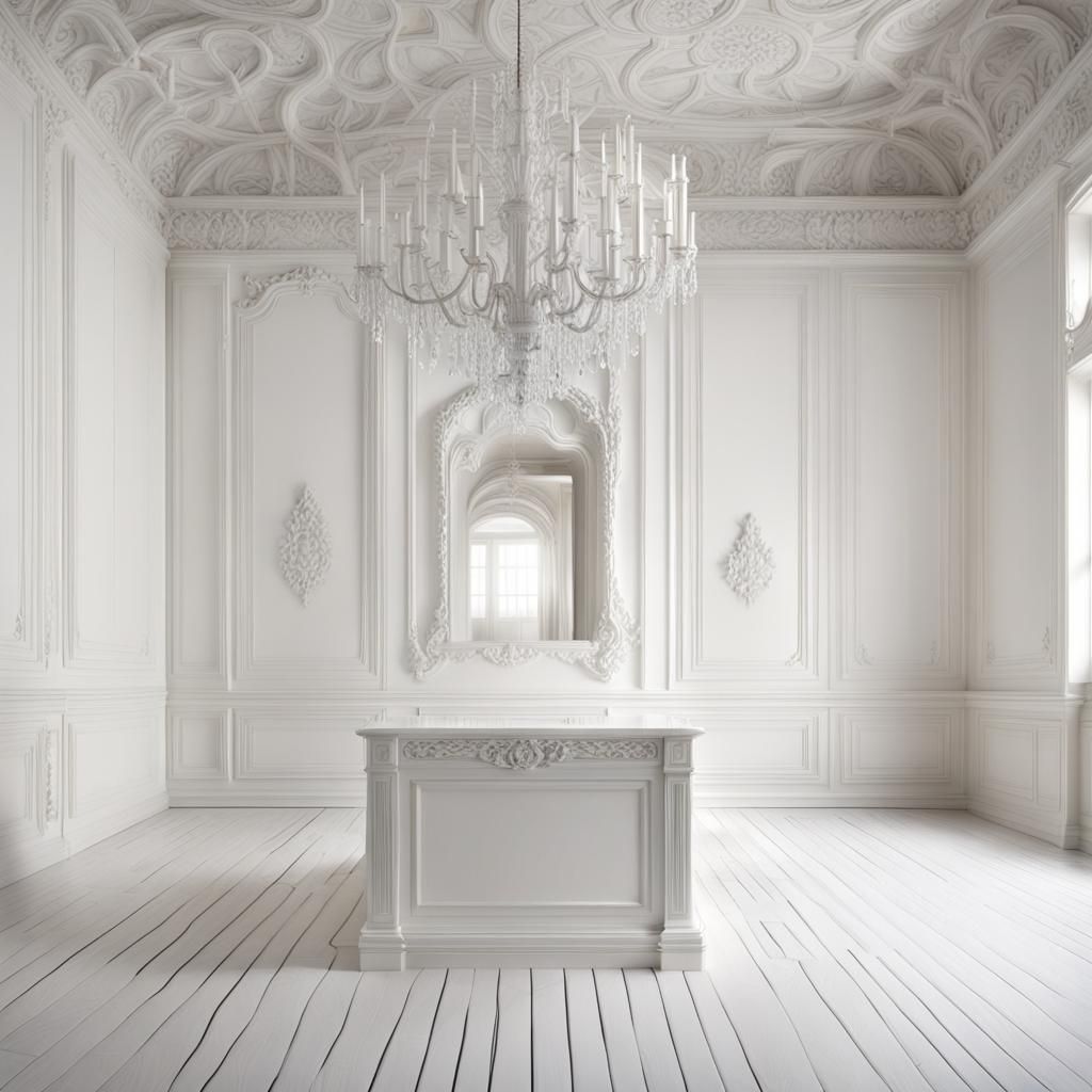 Beautiful White Room: Minimalist Interior Design