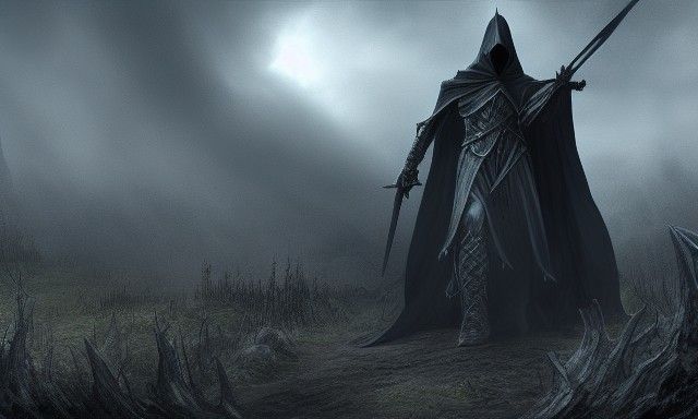 Nazgul Conjuring Dark Magic in 8K