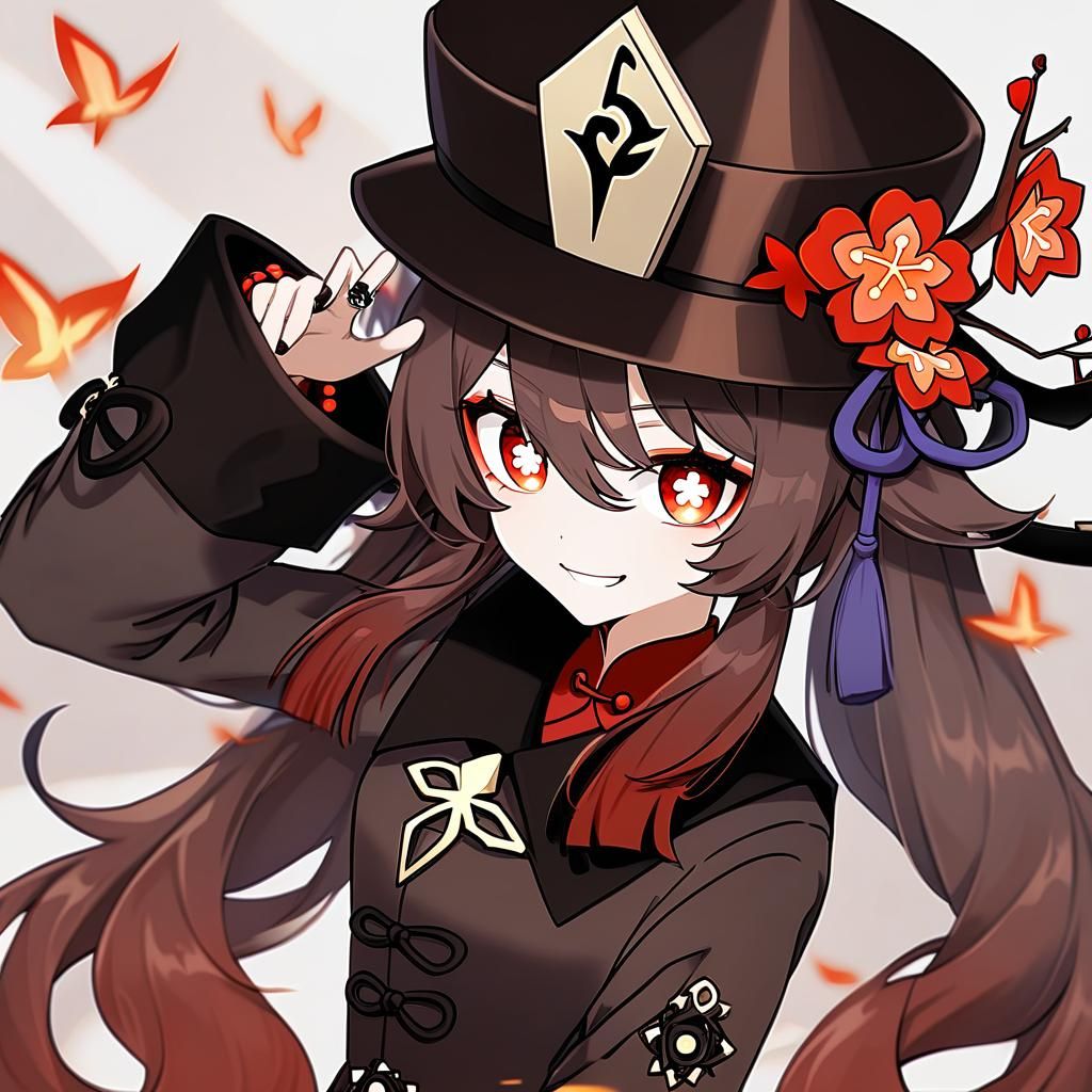 Hu Tao from Genshin Impact Fan Art