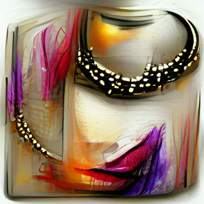 Iridescent Magic Potion in Abstract Style