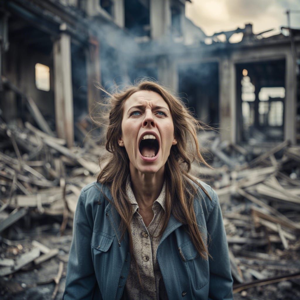 Devastation: War's Impact in a Dramatic Portrait