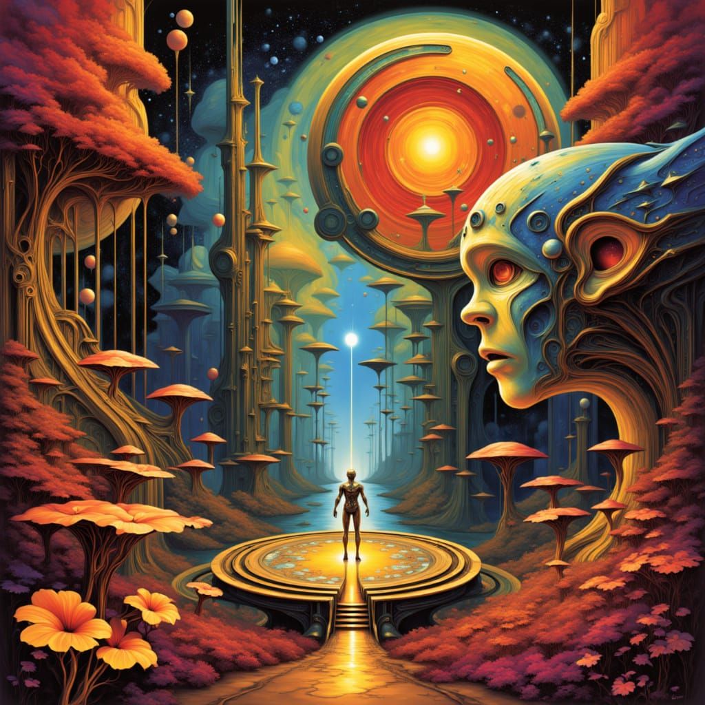 <lora:MY QUIRKY SCIENCE:1.0>

●COMPLEX INTERPLAY OF COSMIC AND MECHANICAL ELEMENTS●