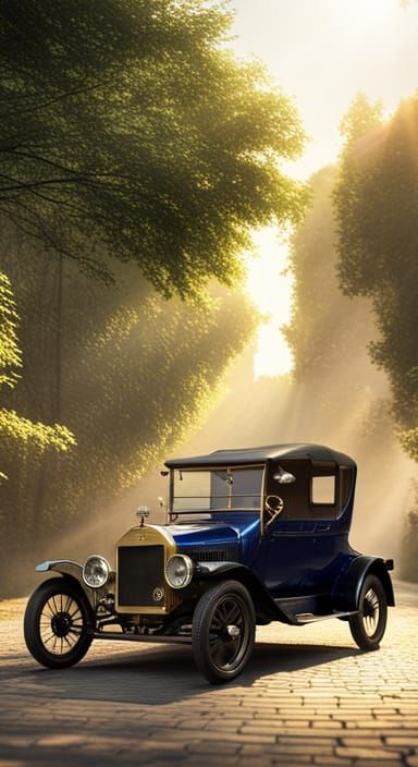 Ford Model T in Cinematic Lighting