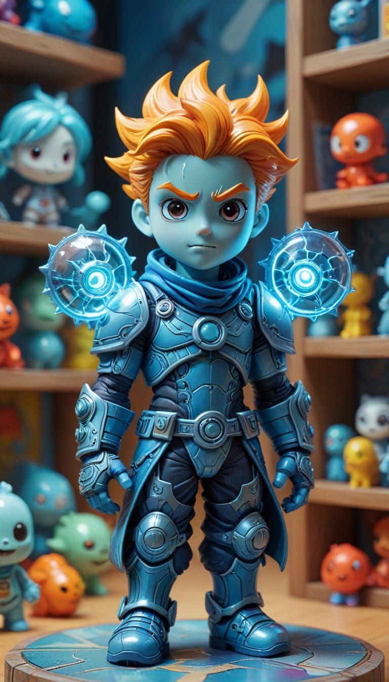 Vibrant Anime Figurine Unveiled in Blister Pack