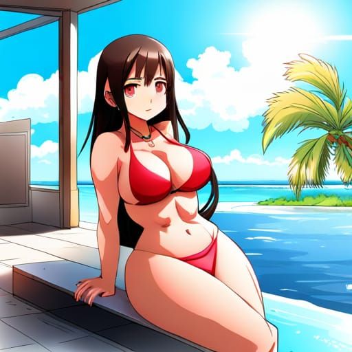 Anime Style Latina Girls in Bikinis