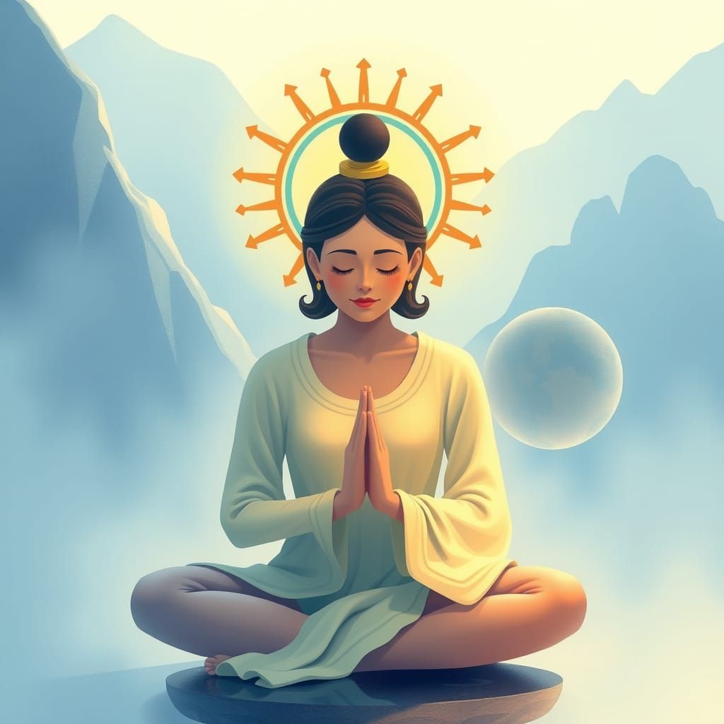 Serene Landscape Promoting Inner Peace