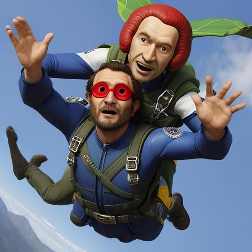 Skydiving Octopus: Renaissance Meets Stop-Motion Animation