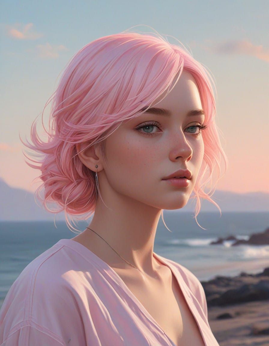 Ethereal Opal Gemstone in Dreamy Digital Art