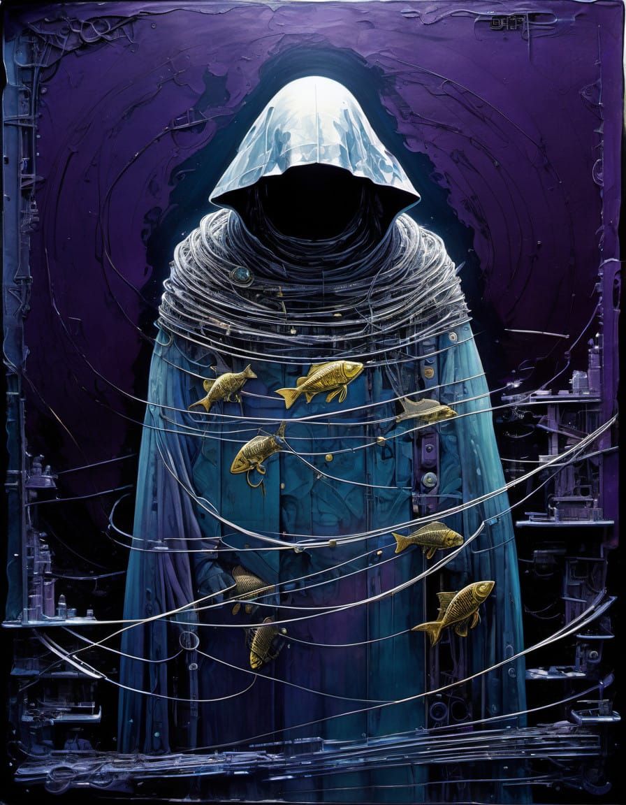 Cybernetic Oracle in Industrial Decay