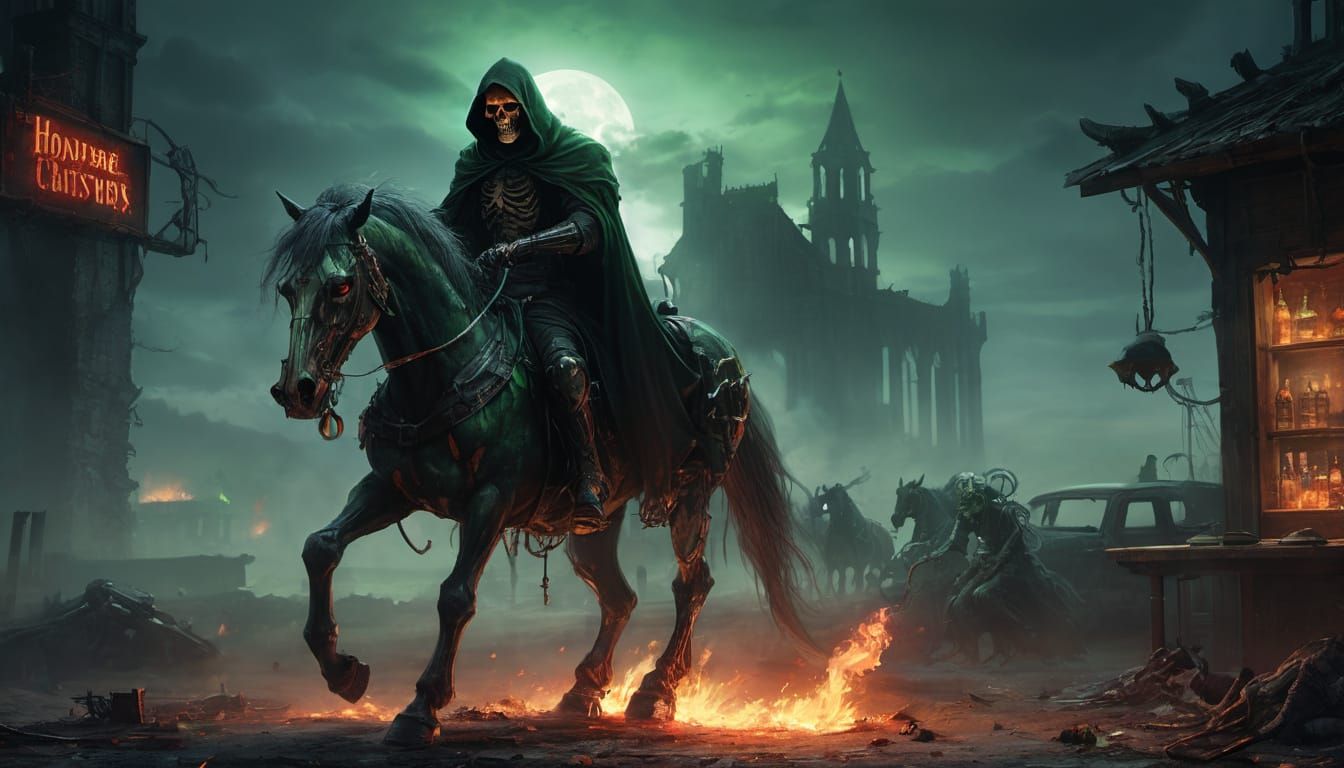 Apocalypse: The Four Horsemen Arrive at Cosmic Bar