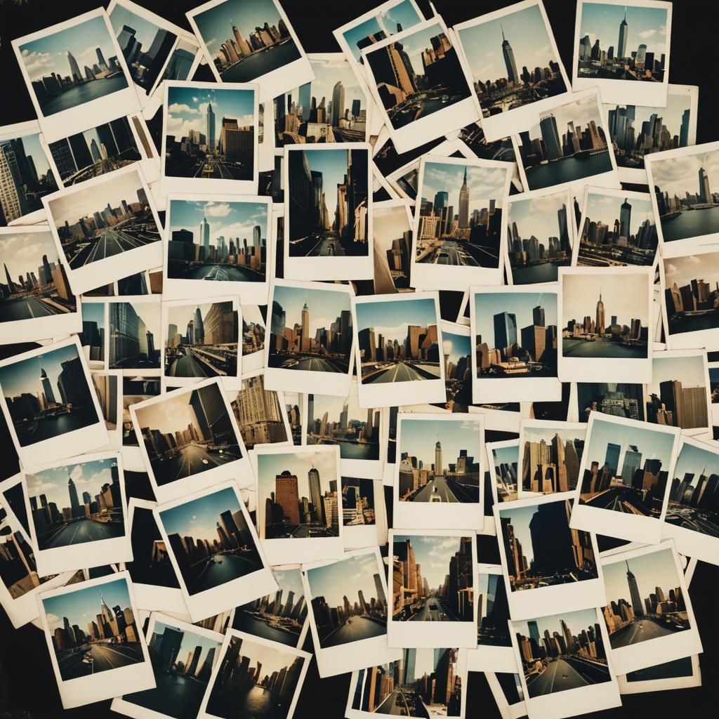 Vintage New York City Instant Photo