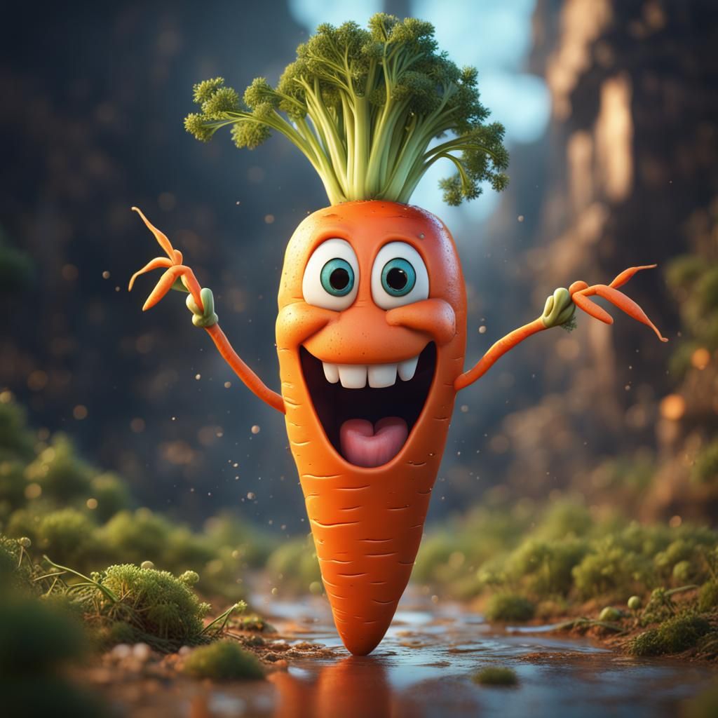 Laughing Carrot: Detailed Matte Painting in Unreal Engine