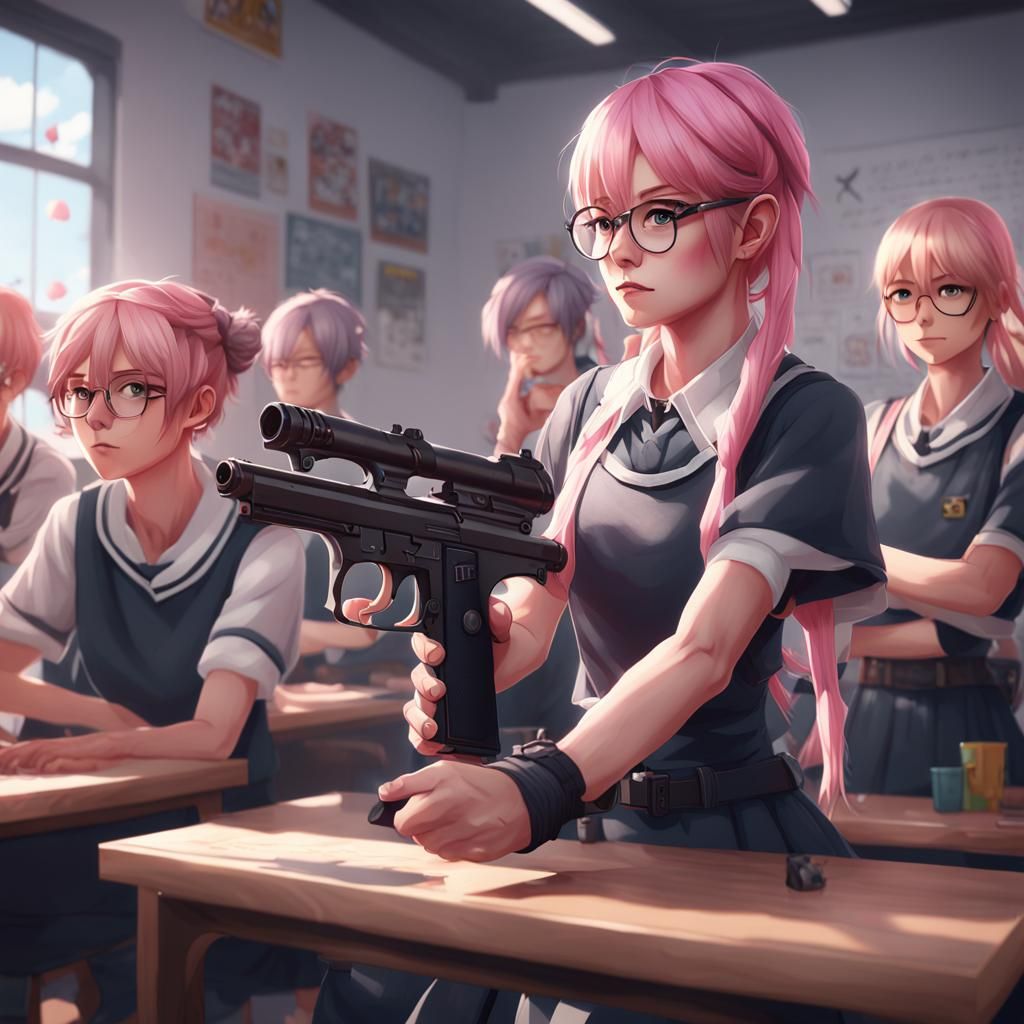 Anime-Style Teacher Defends Students