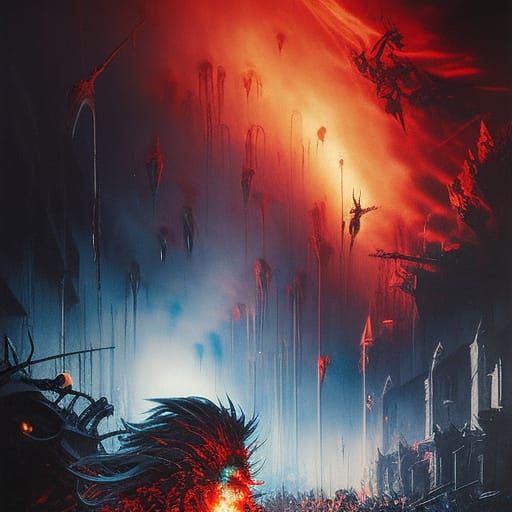 Vengeful Spirits in Horror Style