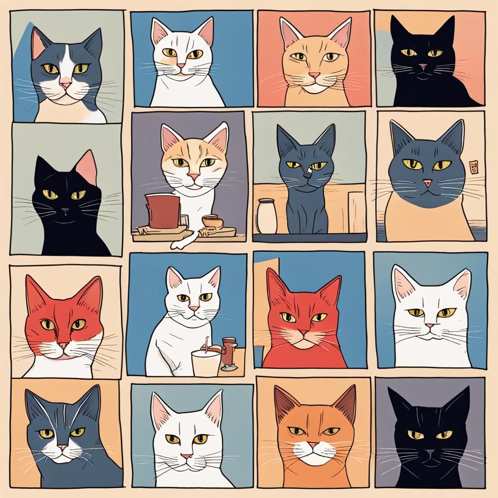 All Cats: An AI Interpretation of Feline Essence