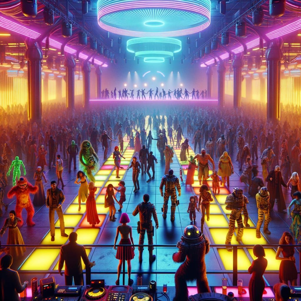 Post-Apocalyptic Disco: Humans and Mutants Party