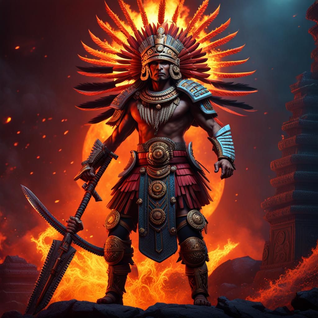 American Warrior #32 Huitzilpochtli concept