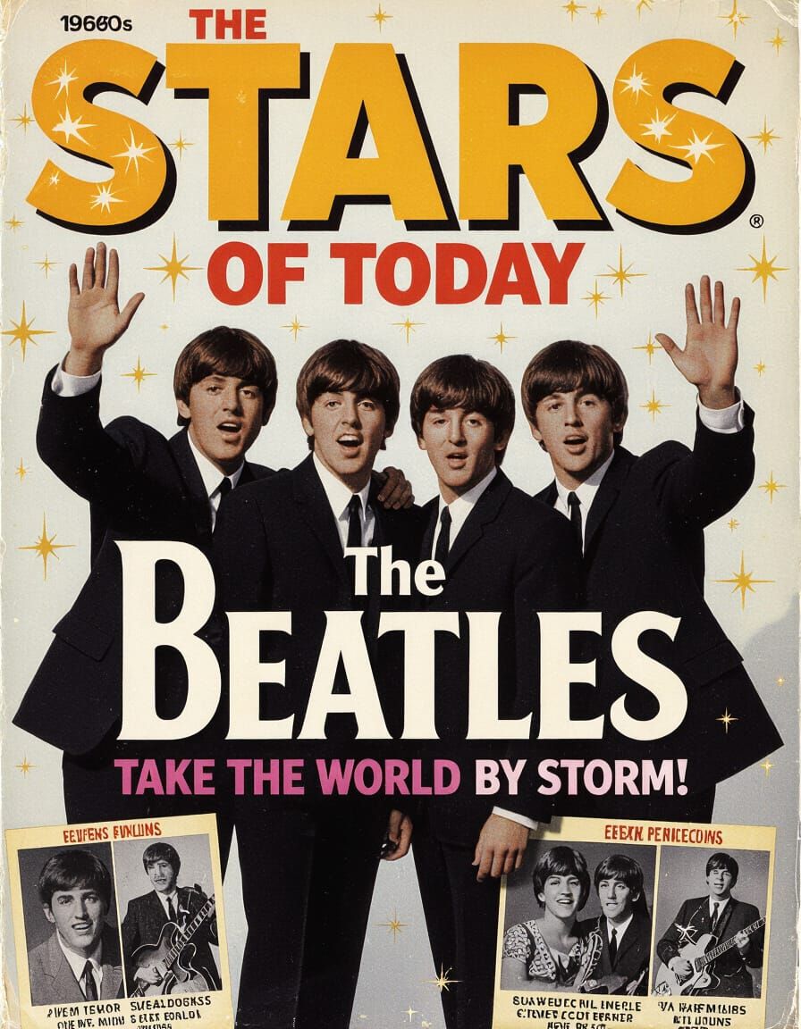 1960s Beatles Magazine Cover: Dramatic Farewell