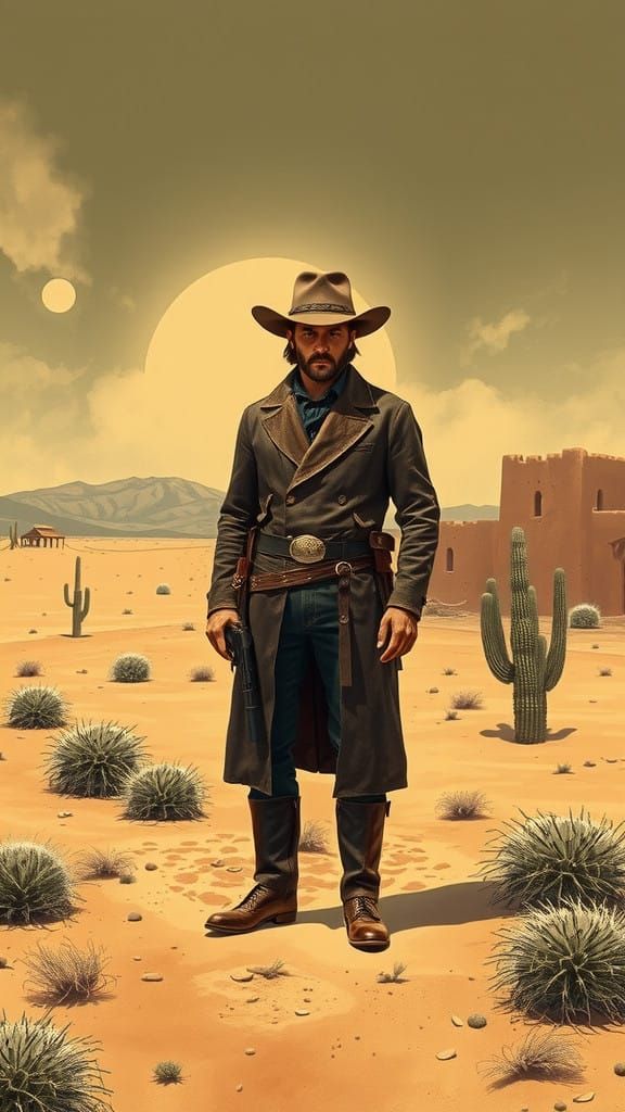 Epic Spaghetti Western in the Style of Sergio Leone