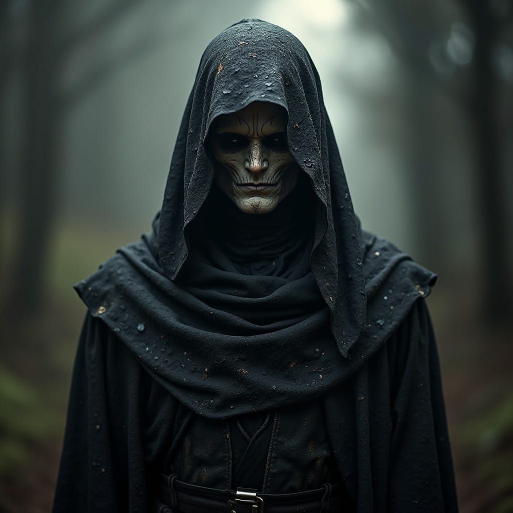 Grimdark Landscape in a Dark, Moody Aesthetic