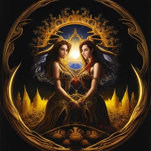 Taoist Philosophy Inspired Interplay of Light and Dark