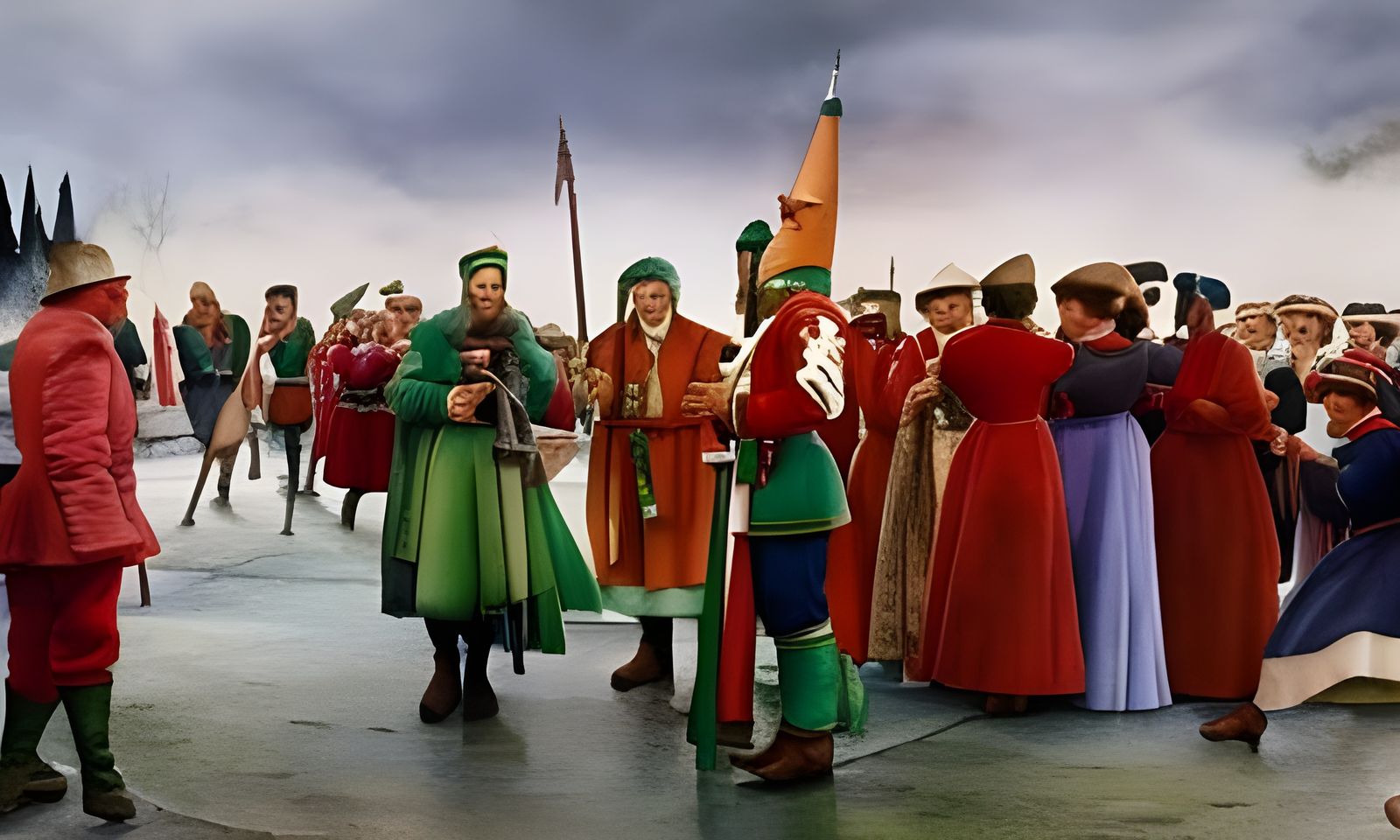 Terrence Hill as Elf in Christmas Watercolor