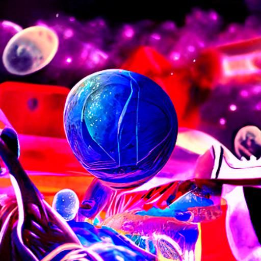 Basketball Superstar in Holographic Cosmic Style