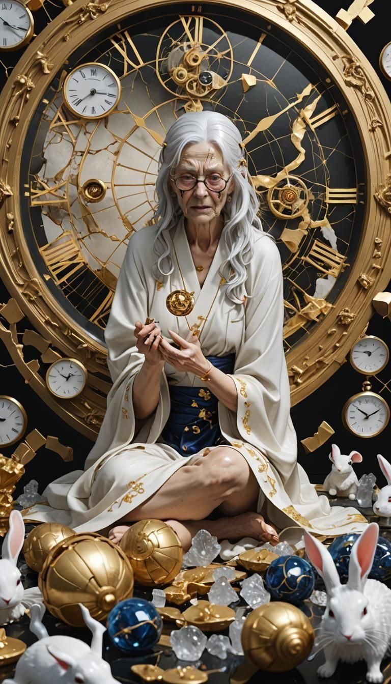 Kintsugi Goddess of Memory and Time