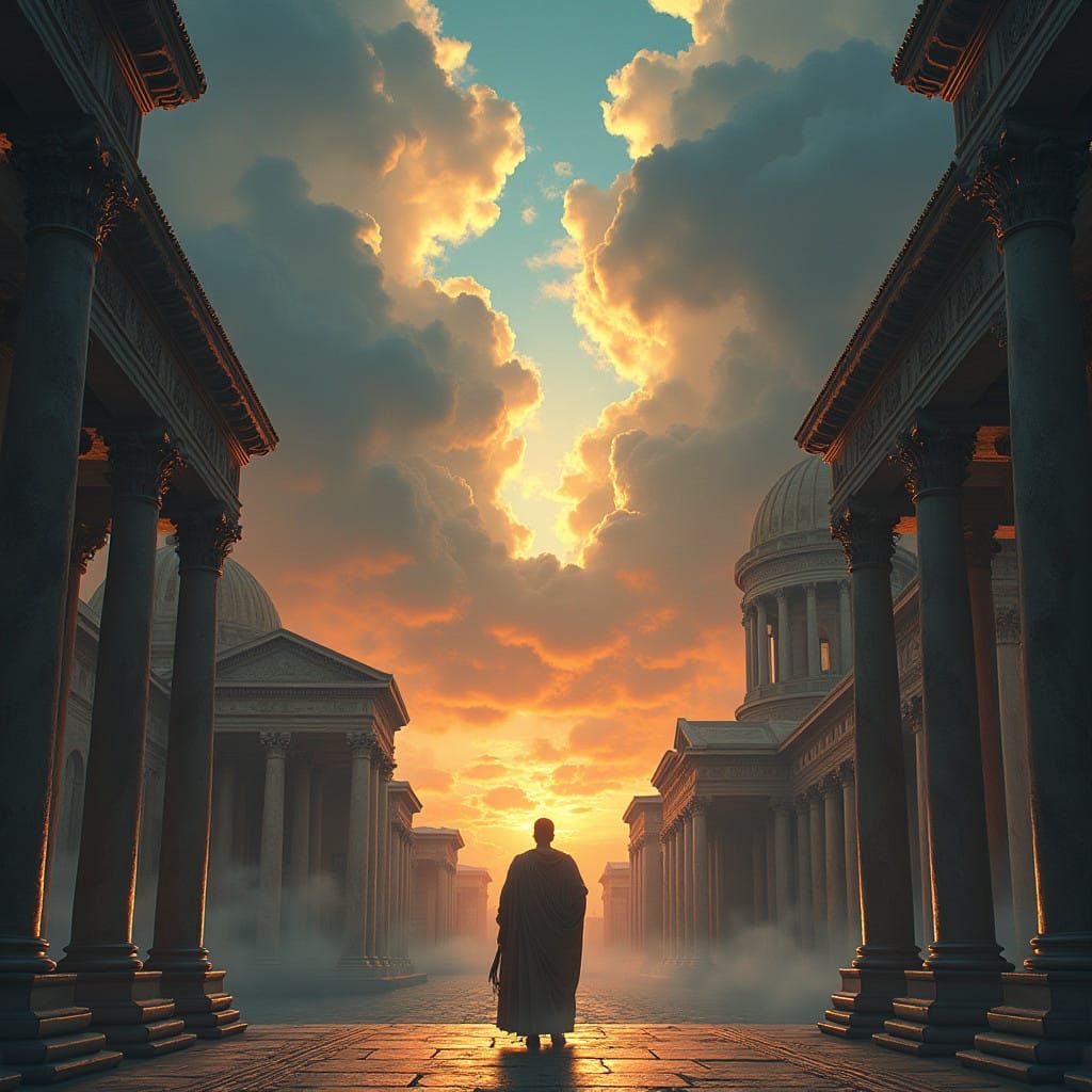 Julius Caesar Stands at the Threshold of Fate