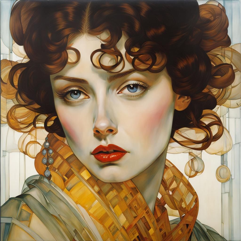 Translucent Polycarbonate in Art Nouveau Style