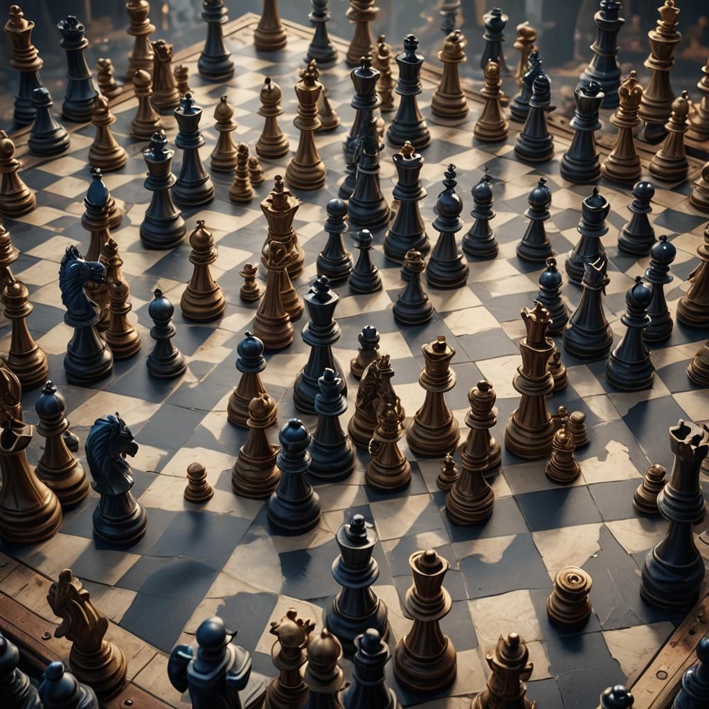 Fantasy Chess Game: Live Action Art