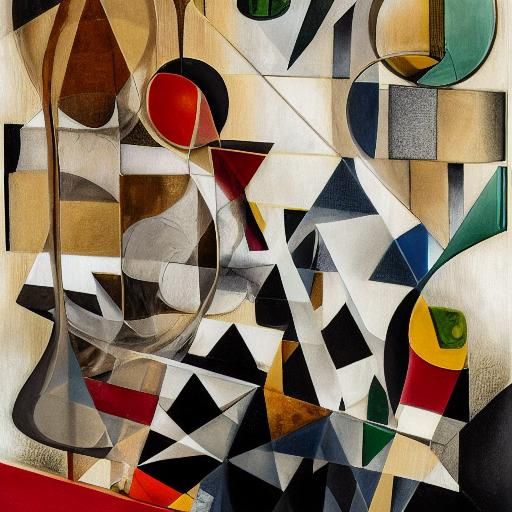 Eclectic Dining Room with Art Deco Chair