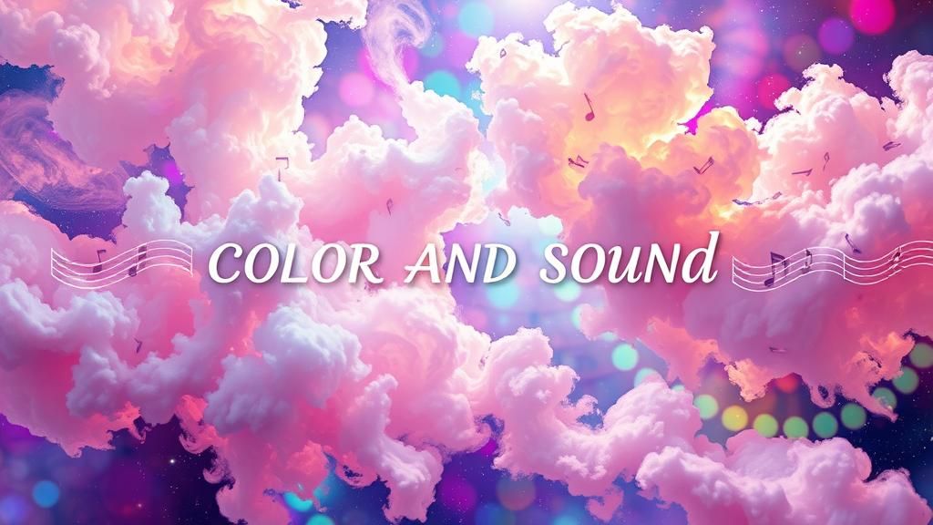 Ethereal Colors and Musical Notes in a Kaleidoscopic Dance