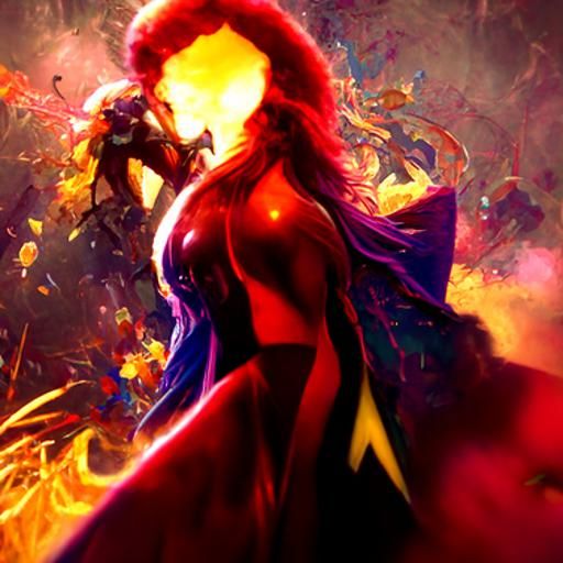 Jean Grey Dark Phoenix: A Hyperdetailed Artstation Masterpie...