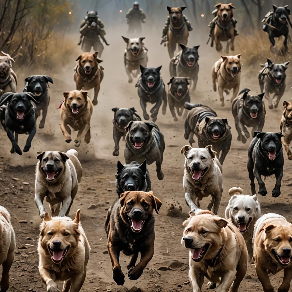 Dogs of War Unleashed: Professional Photography