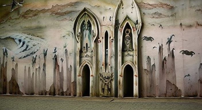 Wraith Wall in Whalebone Watercolor