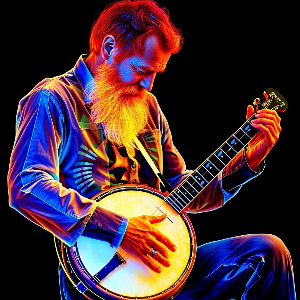 Surreal Banjo Player Revealed in MRI Scan