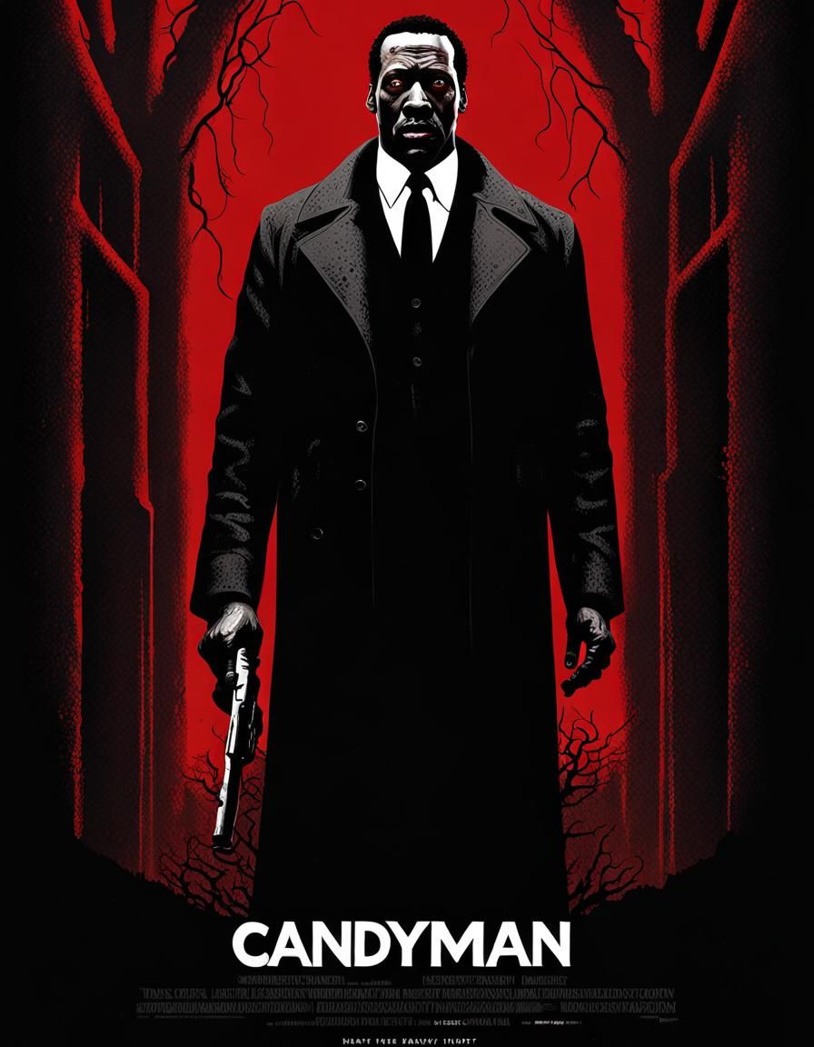 Reimagined Candyman Poster: Classic Horror Art