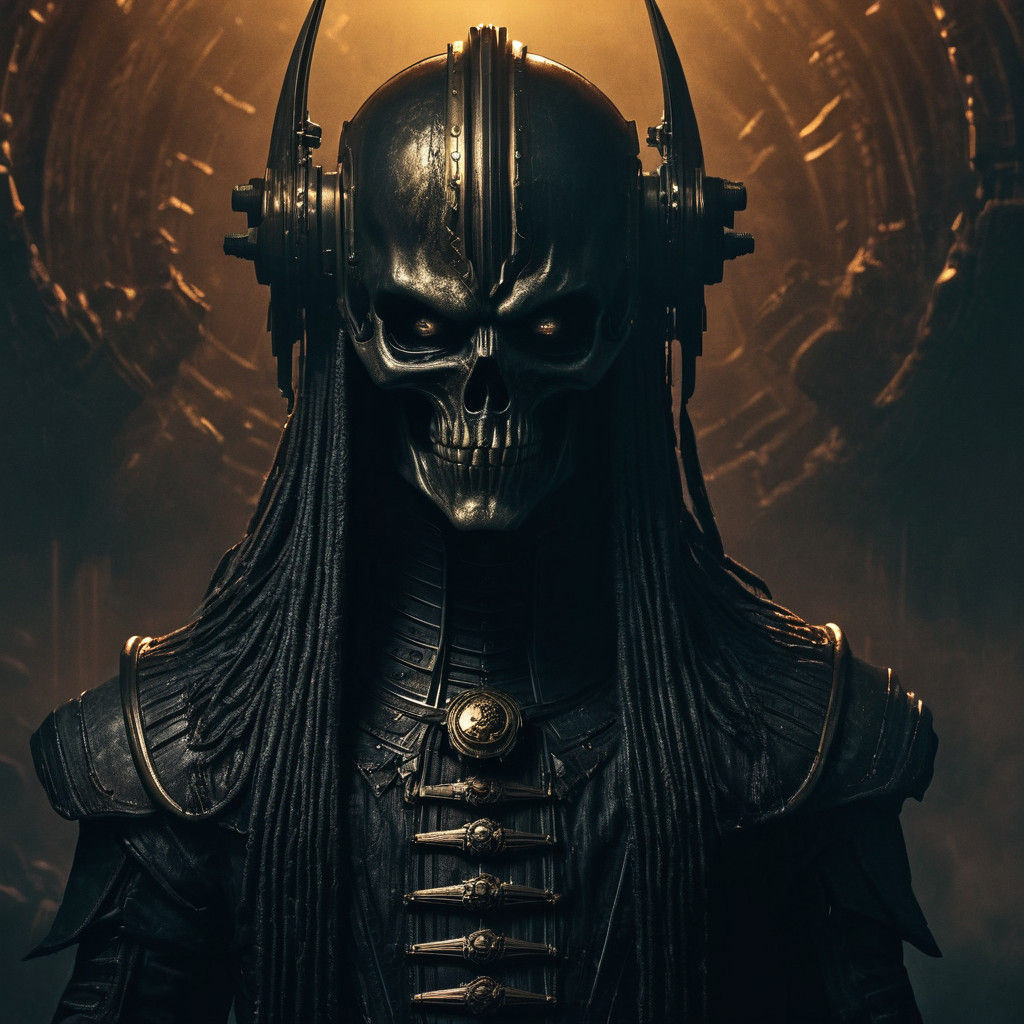 Triumph of Dark Romanticism: Eerie, Mysterious Gothic Scene