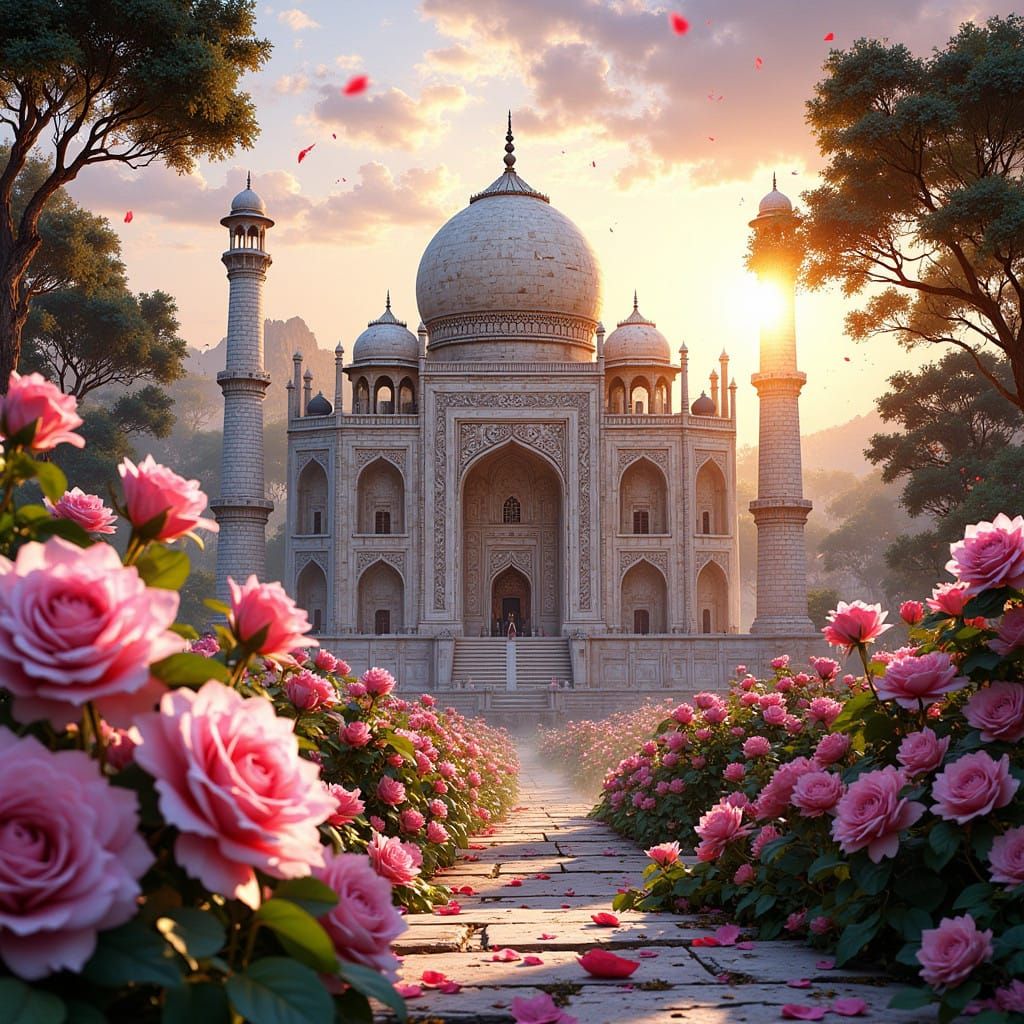 Majestic Palace Wedding Scene in Hyper-Realistic Style