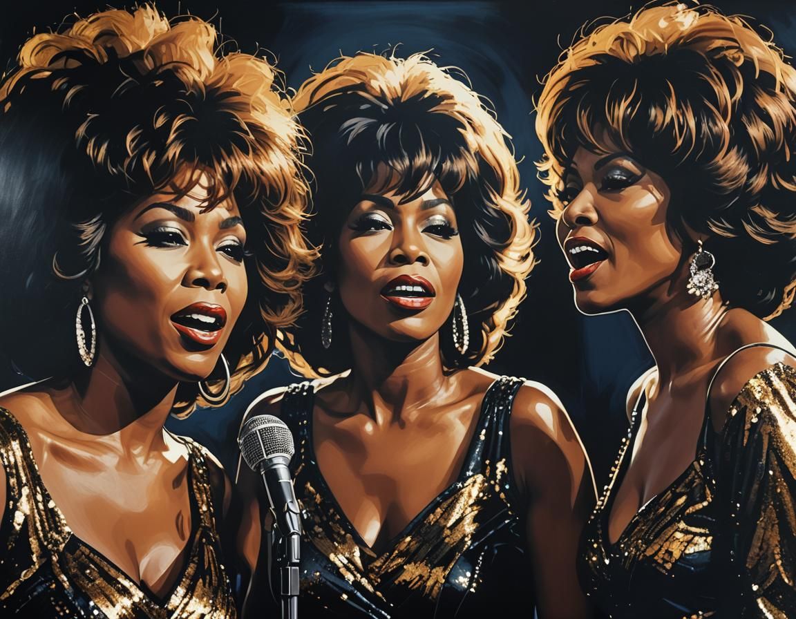 Soulful Singers in Pop Art Style