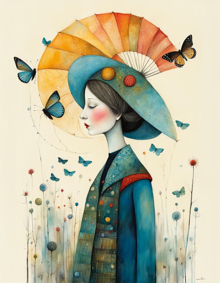 Whimsical Magical Realism Illustration