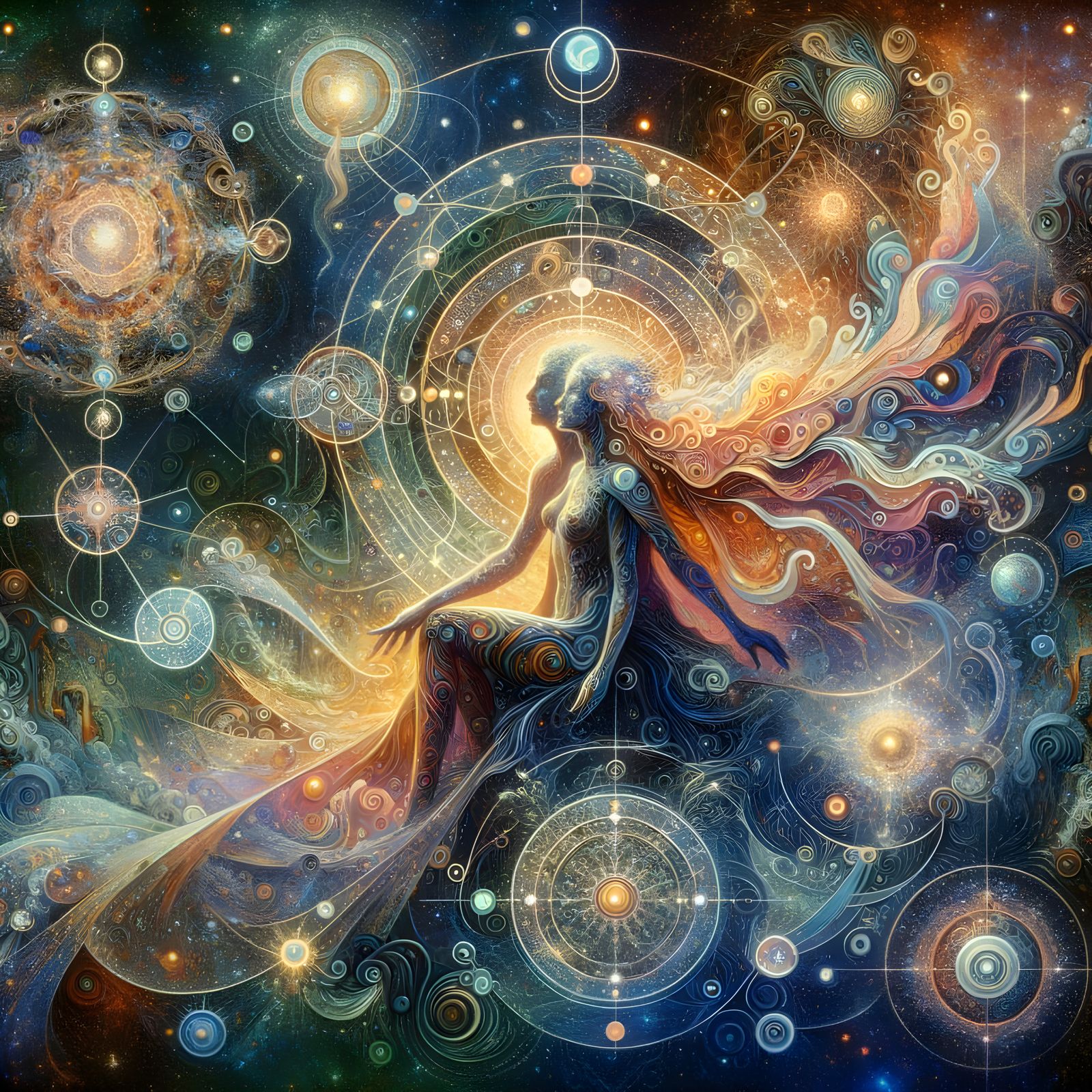 Holographic Cosmic Illustration of Advanced Intelligence