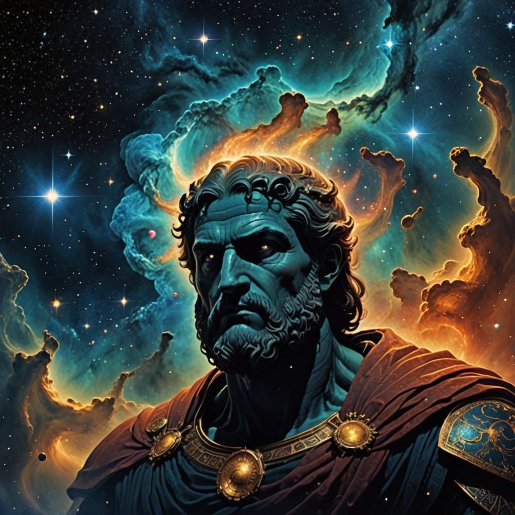 Oedipus Nebula in Deep Space