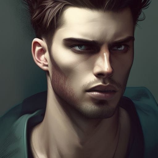 Psycho Killer: Hyperdetailed Portrait in Dark Lighting