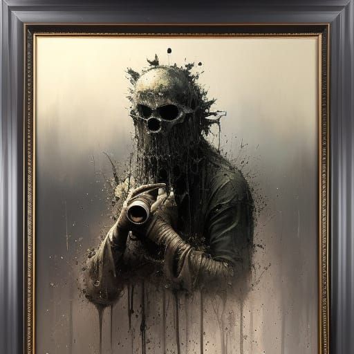 Sinister Embodiment of See No Evil Proverb