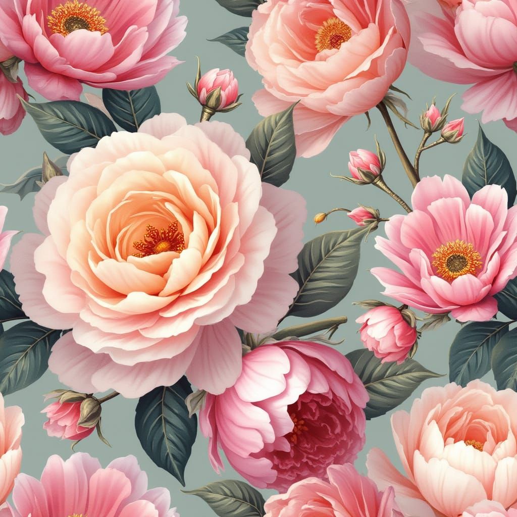 Dreamy Floral Design with Roses & Peonies